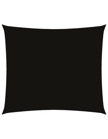 Parasole a Vela Oxford Rettangolare 2,5x3 m Nero