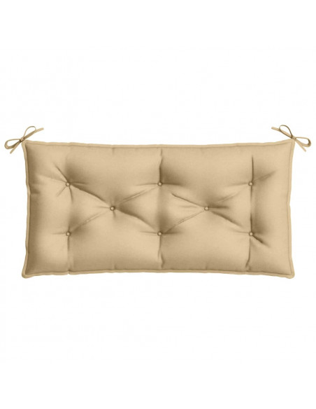 Cuscino Panca Giardino Grigio Scuro Mélange 100x50x7 cm Tessuto
