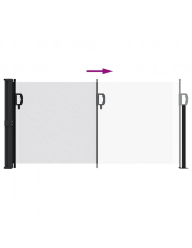 Tenda da Sole Laterale Retrattile Bianco 100x300 cm