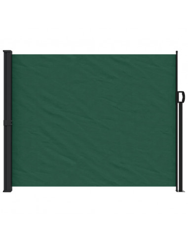 Tenda da Sole Laterale Retrattile Verde Scuro 160x300 cm