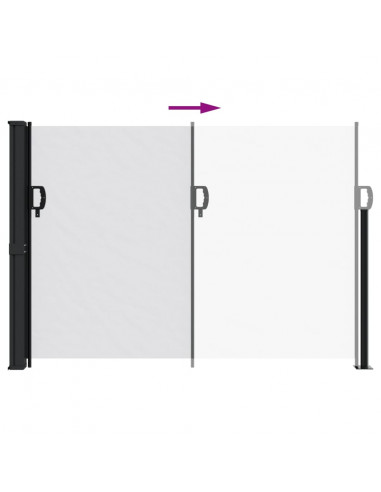 Tenda da Sole Laterale Retrattile Bianco 140x300 cm