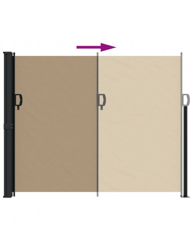 Tenda Laterale Retrattile Tortora 170x300 cm