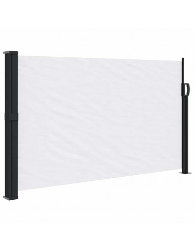 Tenda da Sole Laterale Retrattile Bianco 120x300 cm