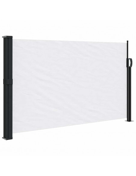 Tenda da Sole Laterale Retrattile Bianco 120x300 cm