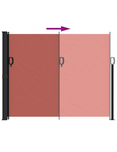 Tenda da Sole Laterale Retrattile Terracotta 160x600 cm