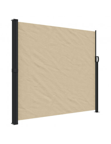 Tenda da Sole Laterale Retrattile Beige 180x600 cm