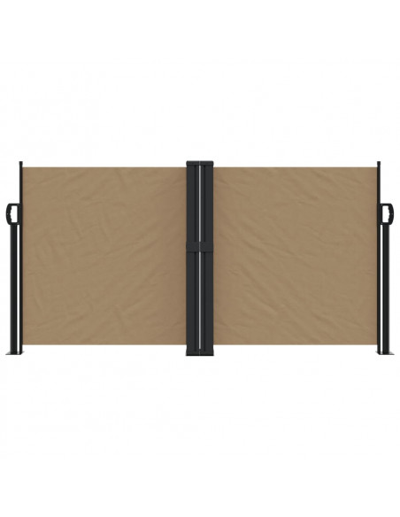 Tenda da Sole Laterale Retrattile Tortora 120x600 cm