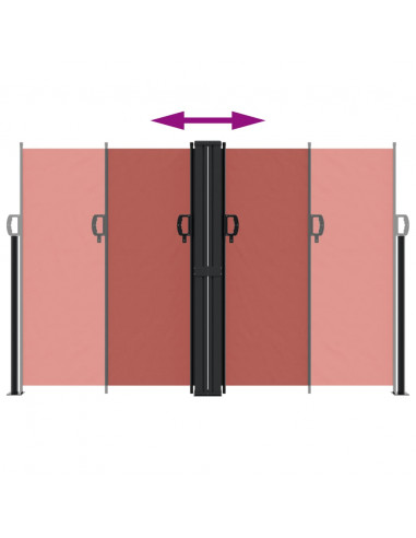 Tenda da Sole Laterale Retrattile Terracotta 160x600 cm