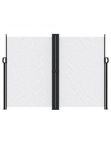 Tenda da Sole Laterale Retrattile Bianco 180x600 cm