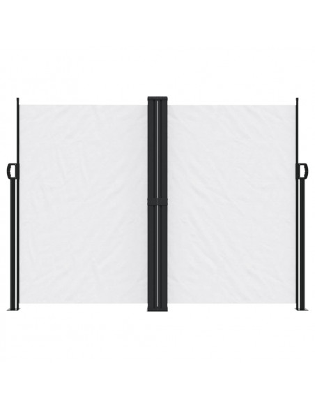 Tenda da Sole Laterale Retrattile Bianco 180x600 cm