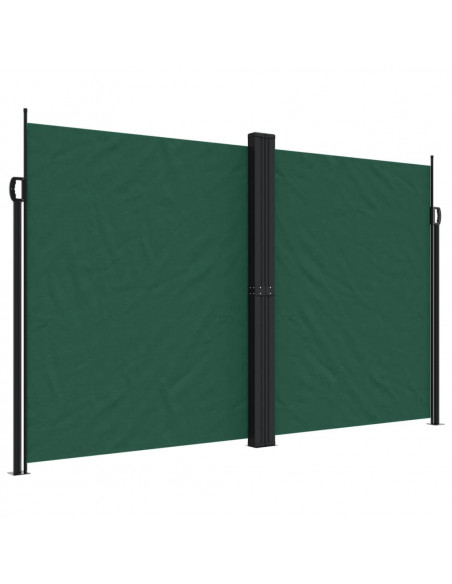 Tenda da Sole Laterale Retrattile Verde Scuro 200x600 cm