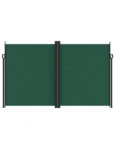 Tenda da Sole Laterale Retrattile Verde Scuro 200x600 cm