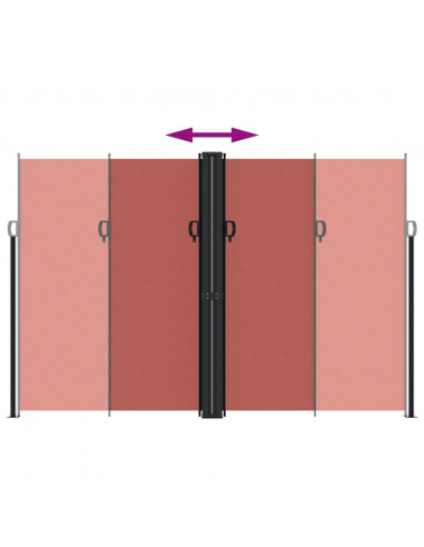 Tenda da Sole Laterale Retrattile Terracotta 220x600 cm