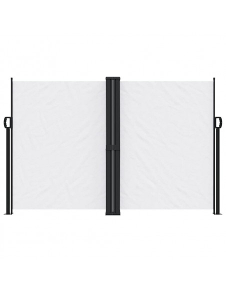 Tenda da Sole Laterale Retrattile Bianca 160x1000 cm