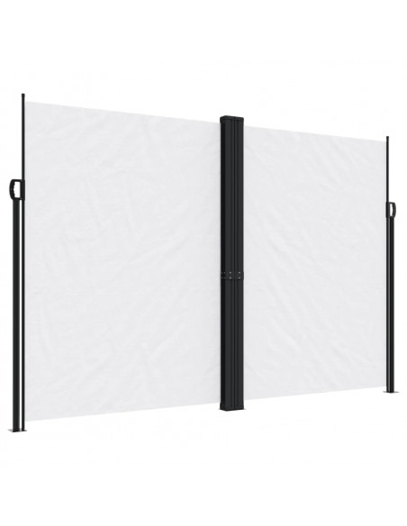 Tenda da Sole Laterale Retrattile Bianca 220x1000 cm