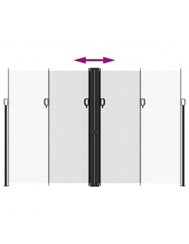 Tenda da Sole Laterale Retrattile Bianca 220x1000 cm