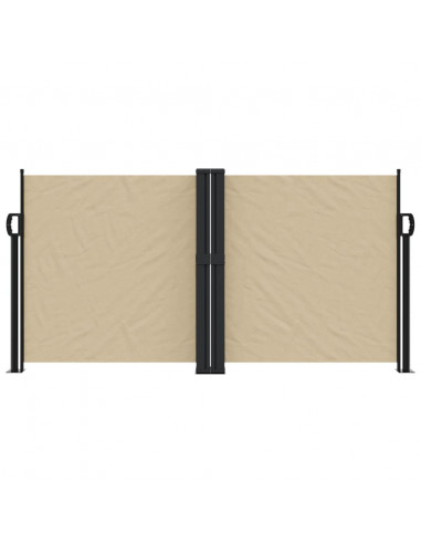 Tenda da Sole Laterale Retrattile Beige 120x1200 cm