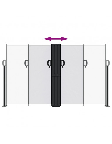 Tenda Laterale Retrattile Bianca 140x1200 cm