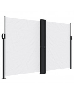 Tenda da Sole Laterale Retrattile Bianca 160x1200 cm 2