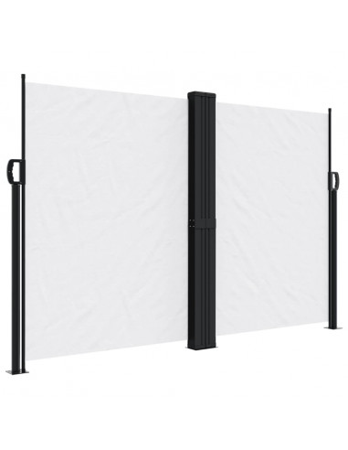 Tenda da Sole Laterale Retrattile Bianca 160x1200 cm