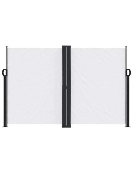 Tenda da Sole Laterale Retrattile Bianca 160x1200 cm