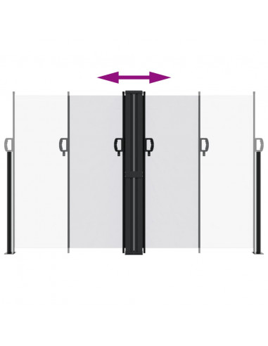 Tenda da Sole Laterale Retrattile Bianca 160x1200 cm