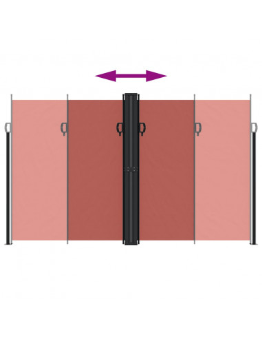 Tenda da Sole Laterale Retrattile Terracotta 200x1200 cm