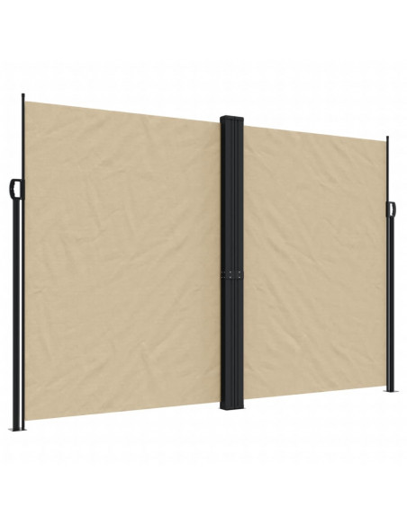 Tenda da Sole Laterale Retrattile Beige 220x1200 cm