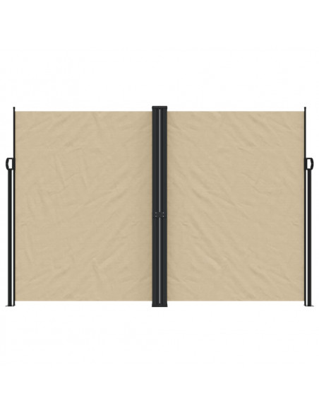 Tenda da Sole Laterale Retrattile Beige 220x1200 cm