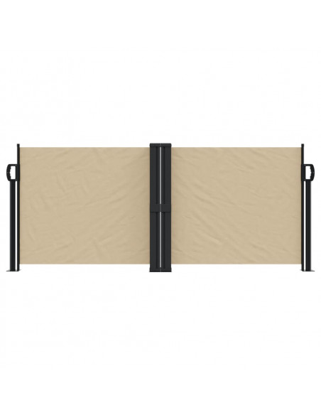 Tenda da Sole Laterale Retrattile Beige 100x1000 cm