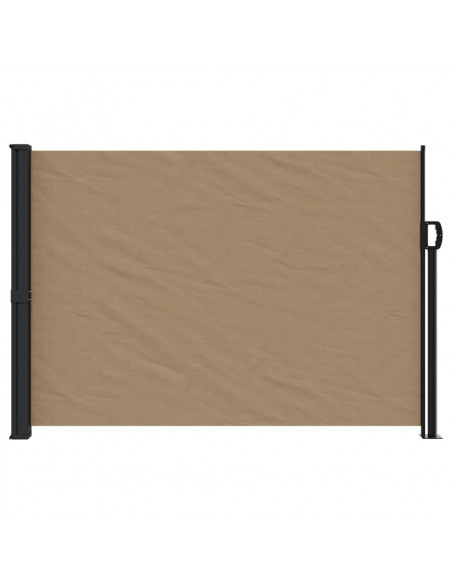 Tenda da Sole Laterale Retrattile Tortora 140x500 cm