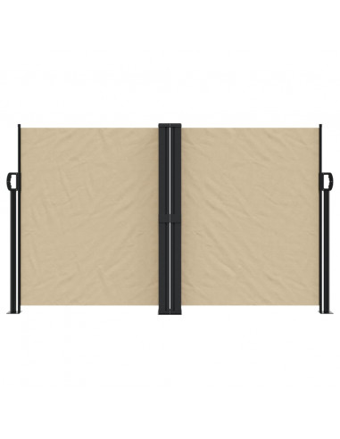 Tenda da Sole Laterale Retrattile Beige 140x1000 cm