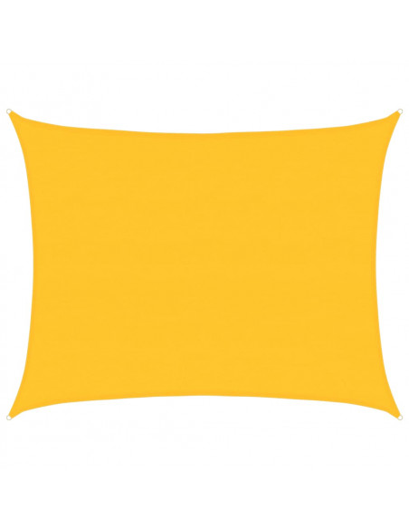 Vela Parasole 160 g/m² Rettangolare Giallo 6x8 m in HDPE