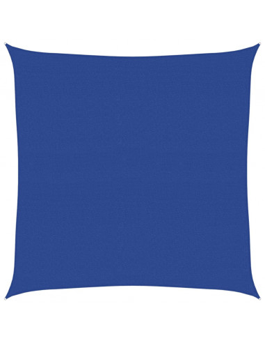 Vela Parasole 160 g/m² Quadrata Blu 5x5 m in HDPE