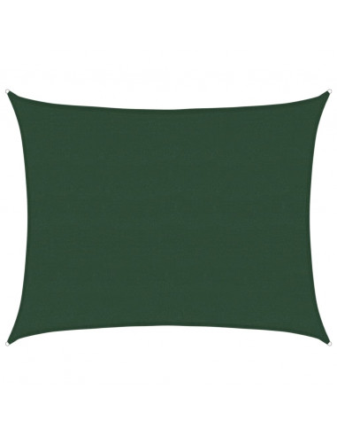 Vela Parasole 160 g/m² Verde Scuro 6x8 m in HDPE