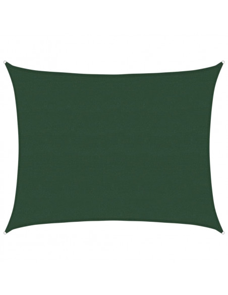 Vela Parasole 160 g/m² Verde Scuro 6x8 m in HDPE