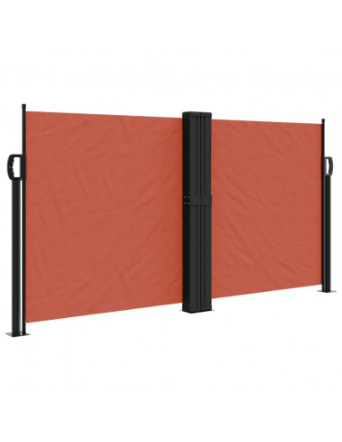 Tenda da Sole Laterale Retrattile Terracotta 120x1000 cm