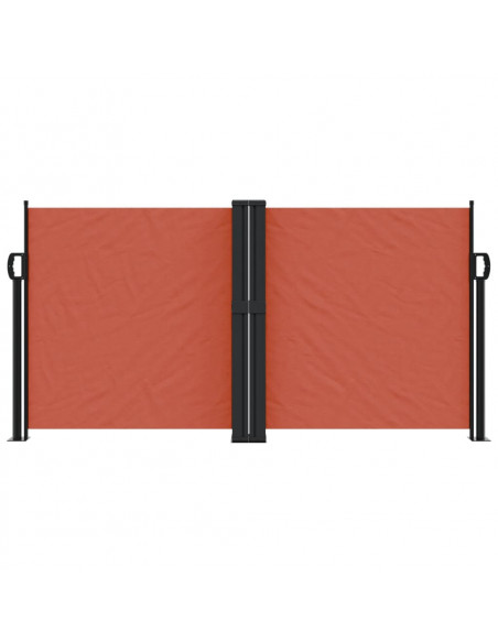 Tenda da Sole Laterale Retrattile Terracotta 120x1000 cm