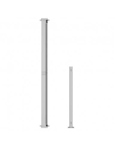 Tenda Laterale Retrattile per Patio 220x300 cm Rossa