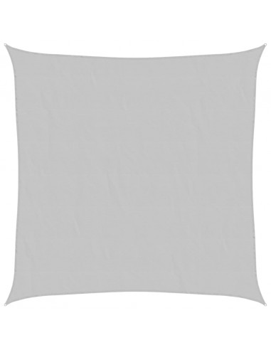 Vela Parasole Grigio Chiaro 2,5x2,5 m 100% Poliestere Oxford