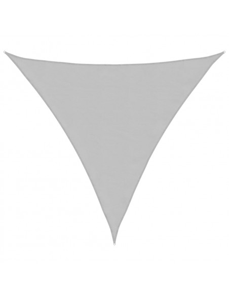 Vela Parasole Grigio Chiaro 4x4x4 m 100% Poliestere Oxford