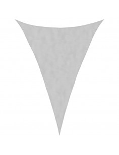 Vela Parasole Grigio Chiaro 5x7x7 m 100% Poliestere Oxford 2