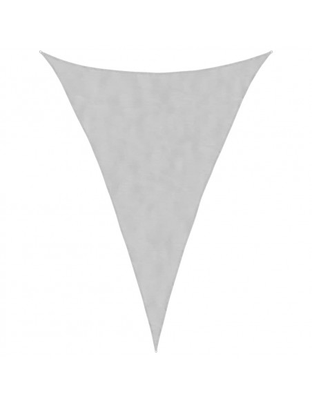 Vela Parasole Grigio Chiaro 5x7x7 m 100% Poliestere Oxford