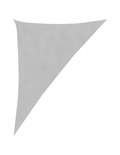 Vela Parasole Grigio Chiaro 4x5x6,4 m 100% Poliestere Oxford 2