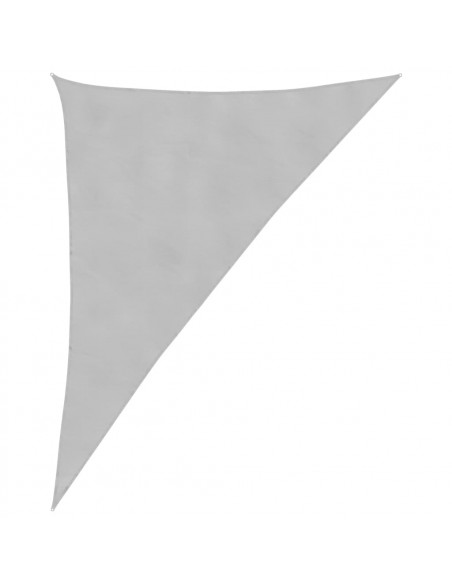 Vela Parasole Grigio Chiaro 4x5x6,4 m 100% Poliestere Oxford