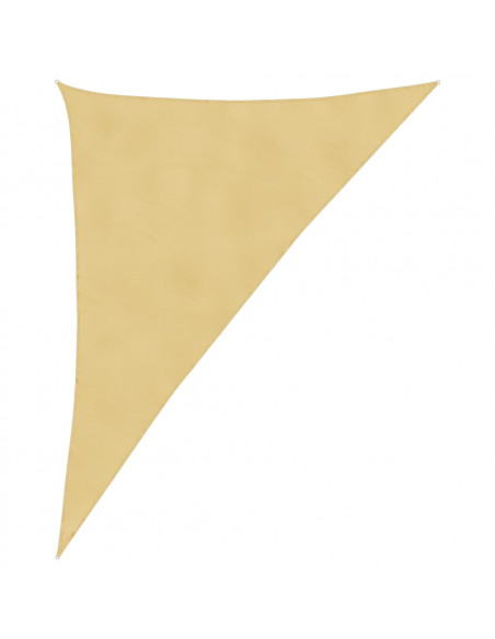Vela Parasole Sabbia 4x5x6,4 m 100% Poliestere Oxford