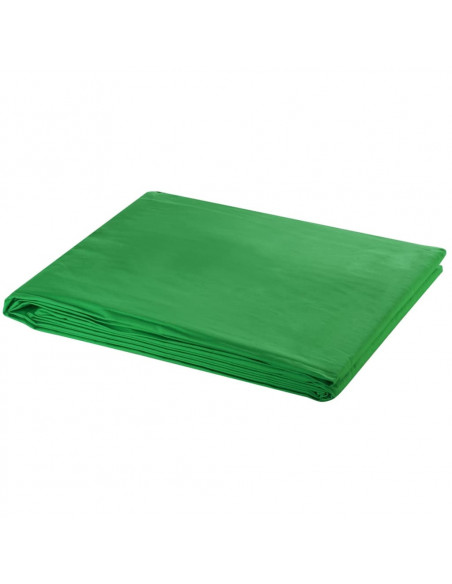 Fondale in Cotone Verde 600x300 cm per Croma Key