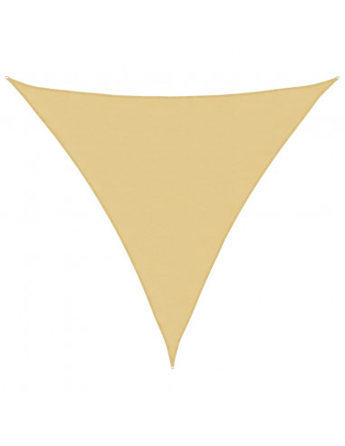 Vela Parasole Sabbia 3,6x3,6x3,6 m 100% Poliestere Oxford