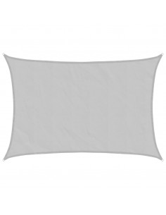 Vela Parasole Grigio Chiaro 5x4 m 100% Poliestere Oxford 2