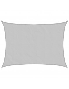 Vela Parasole Grigio Chiaro 8x6 m 100% Poliestere Oxford 2